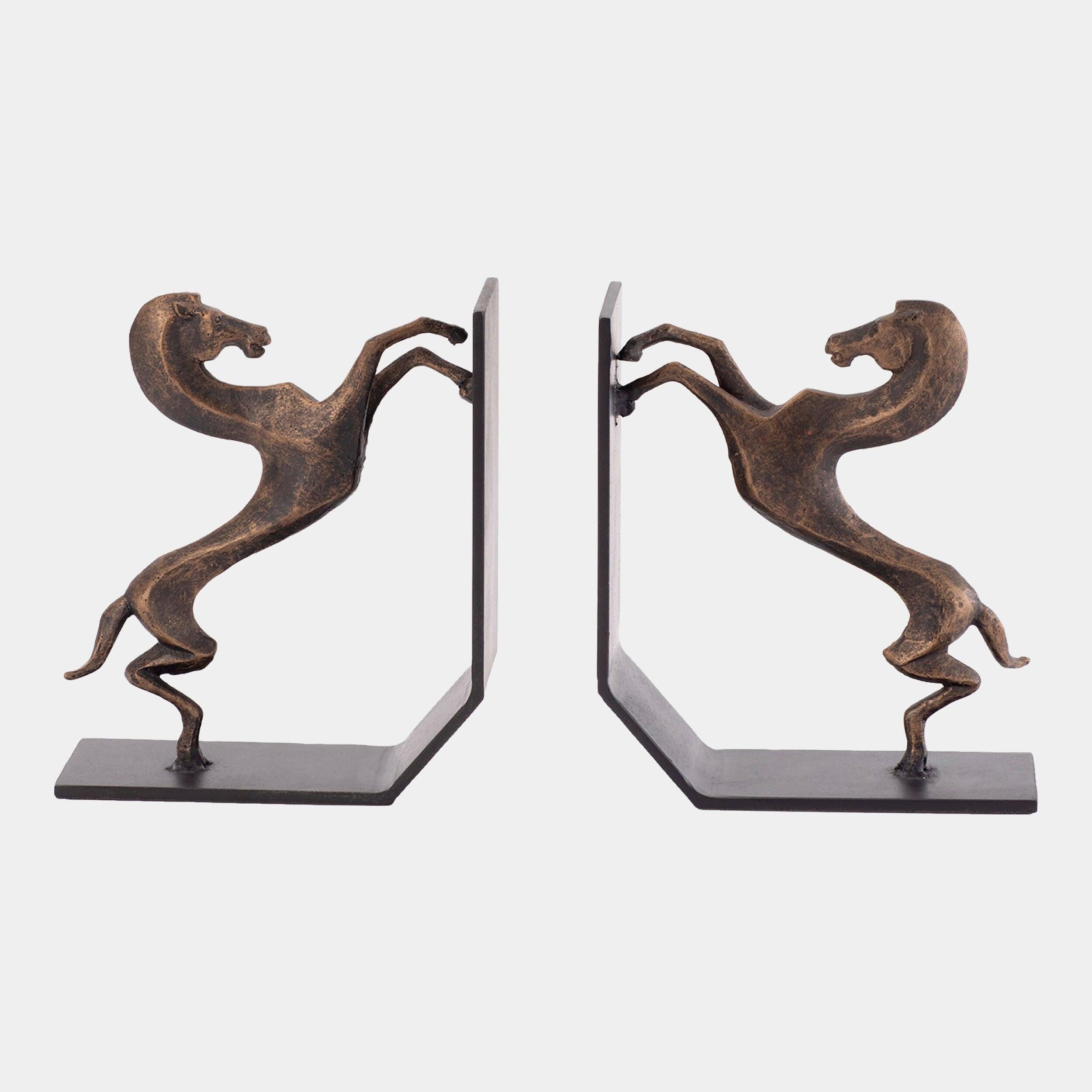 Global Views Standing Horse Bookends Clearance