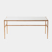 Global Views Shadrach Cut Iron Cocktail Table