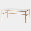 Global Views Shadrach Cut Iron Cocktail Table