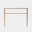 Global Views Shadrach Cut Iron Console Table