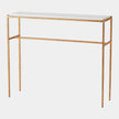 Global Views Shadrach Cut Iron Console Table