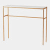 Global Views Shadrach Cut Iron Console Table