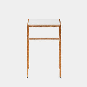 Global Views Shadrach Cut Iron Side Table