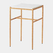 Global Views Shadrach Cut Iron Side Table