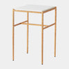 Global Views Shadrach Cut Iron Side Table