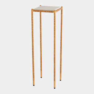 Global Views Shadrach Cut Iron Accent Table