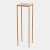 Global Views Shadrach Cut Iron Accent Table