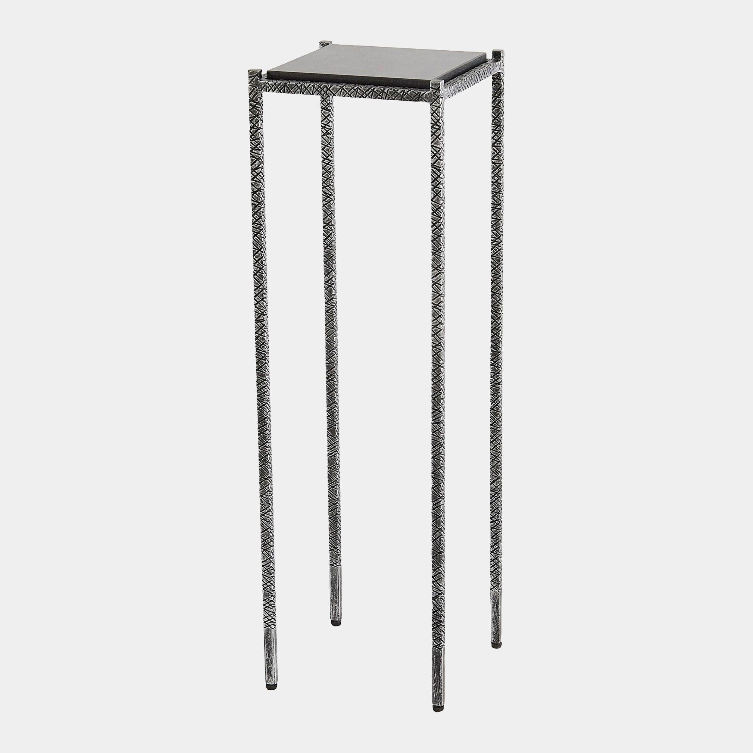 Global Views Shadrach Cut Iron Accent Table