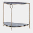 Global Views Demilune Side Table