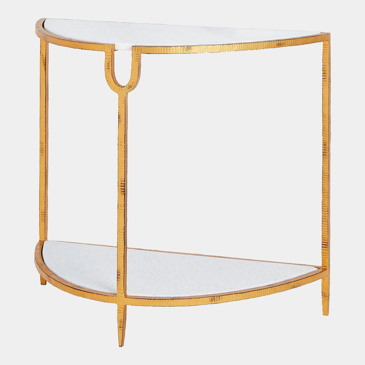 Global Views Demilune Side Table