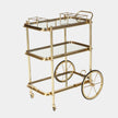 Global Views Jude English Bar Cart and Tea Trolley