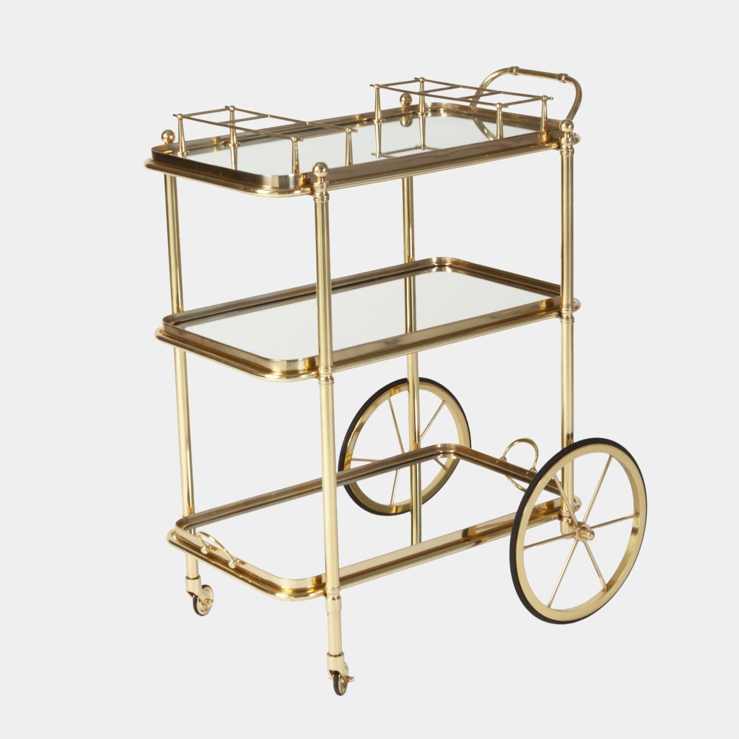 Global Views Jude English Bar Cart and Tea Trolley