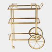 Global Views Jude English Bar Cart and Tea Trolley