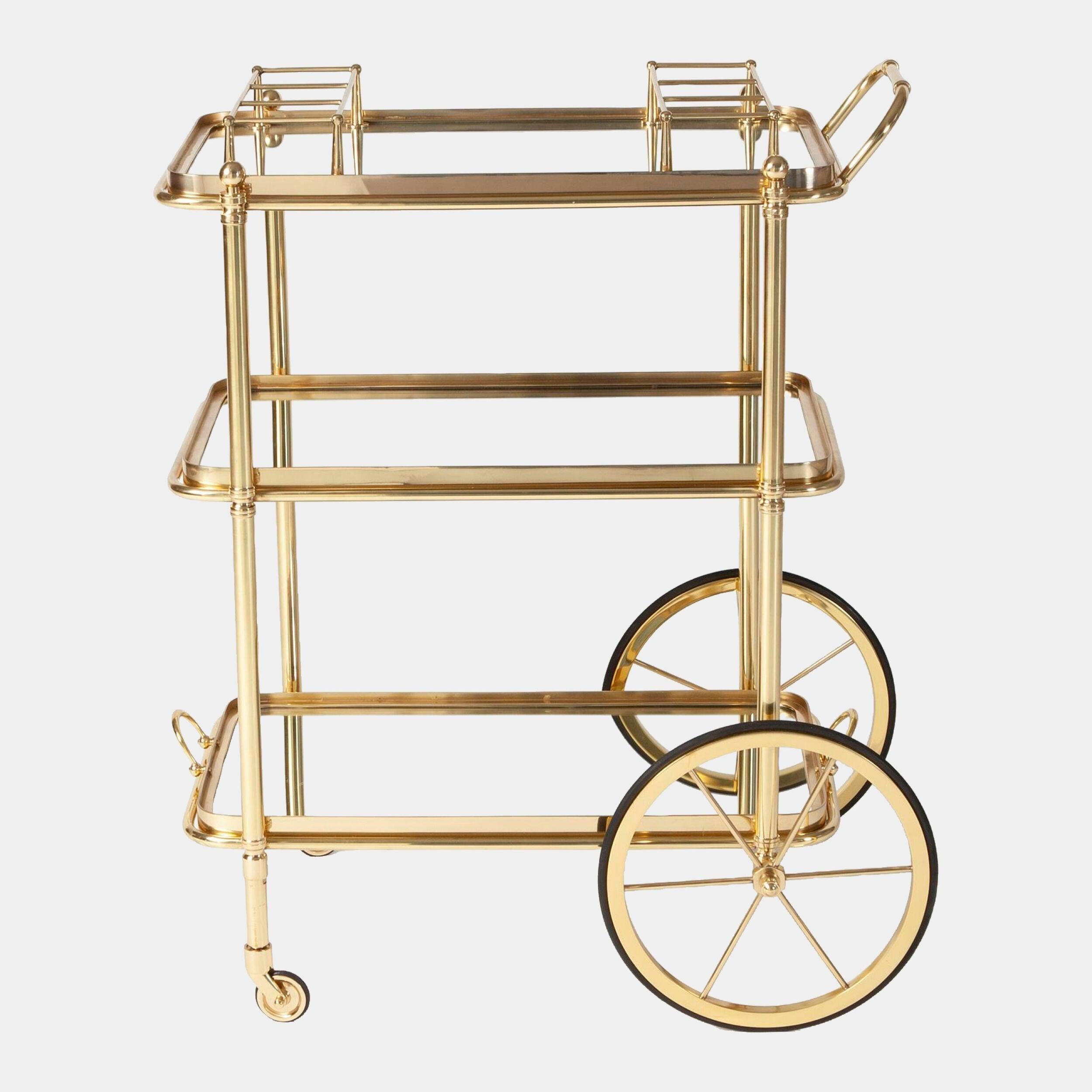 Global Views Jude English Bar Cart and Tea Trolley