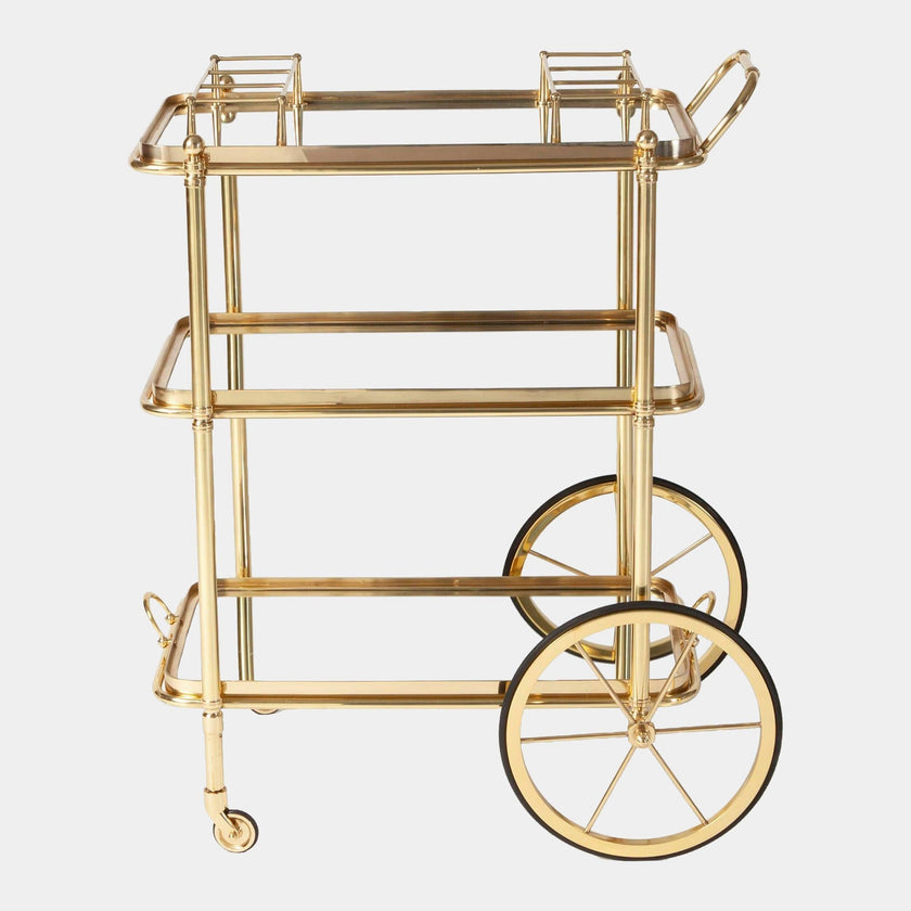 Global Views Jude English Bar Cart and Tea Trolley