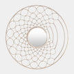 Global Views Silver Loop Mirror Clearance