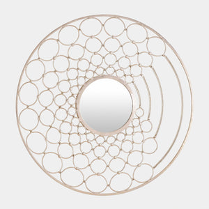 Global Views Silver Loop Mirror Clearance