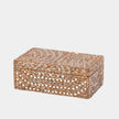 Global Views Priya Taupe Glass Bangle Bracelet Box Clearance