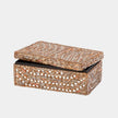 Global Views Priya Taupe Glass Bangle Bracelet Box Clearance