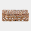 Global Views Priya Taupe Glass Bangle Bracelet Box Clearance