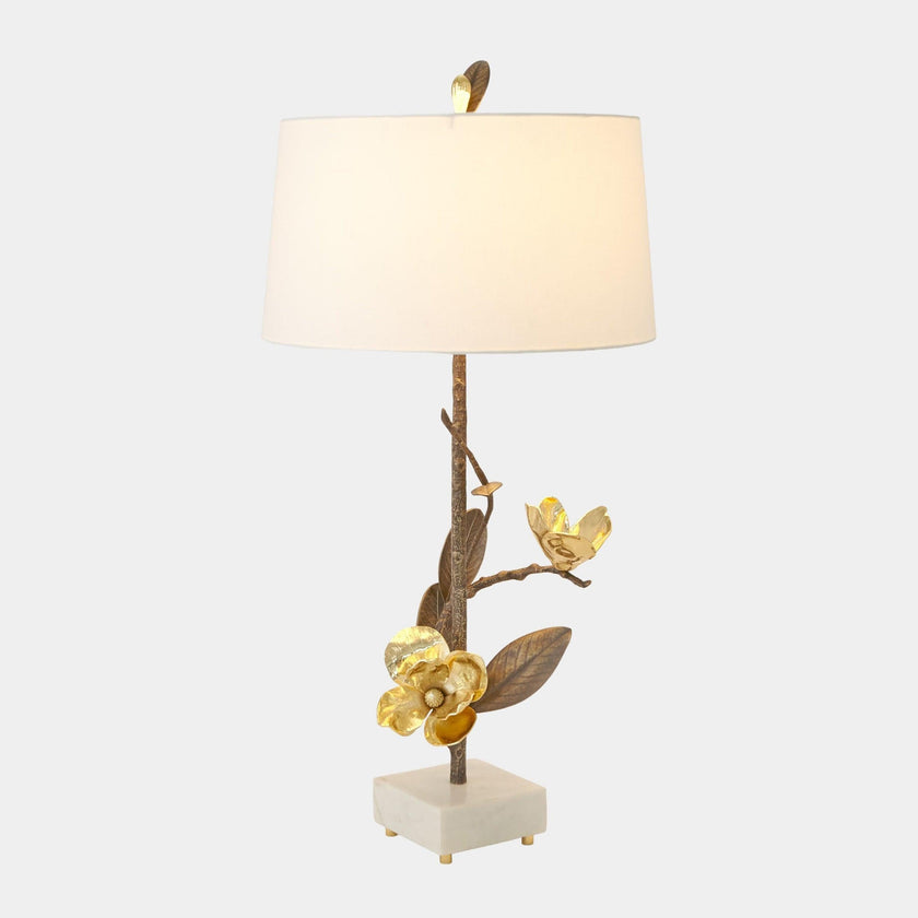 Global Views Magnolia Flower Table Lamp