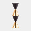 Global Views Jig Italian Diamond Candle Holder