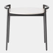 Global Views Retro Gunmetal and White Marble Round Side Table Clearance