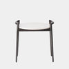 Global Views Retro Gunmetal and White Marble Round Side Table