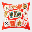 Global Views Carlo Playing Cards Pillow Clearance