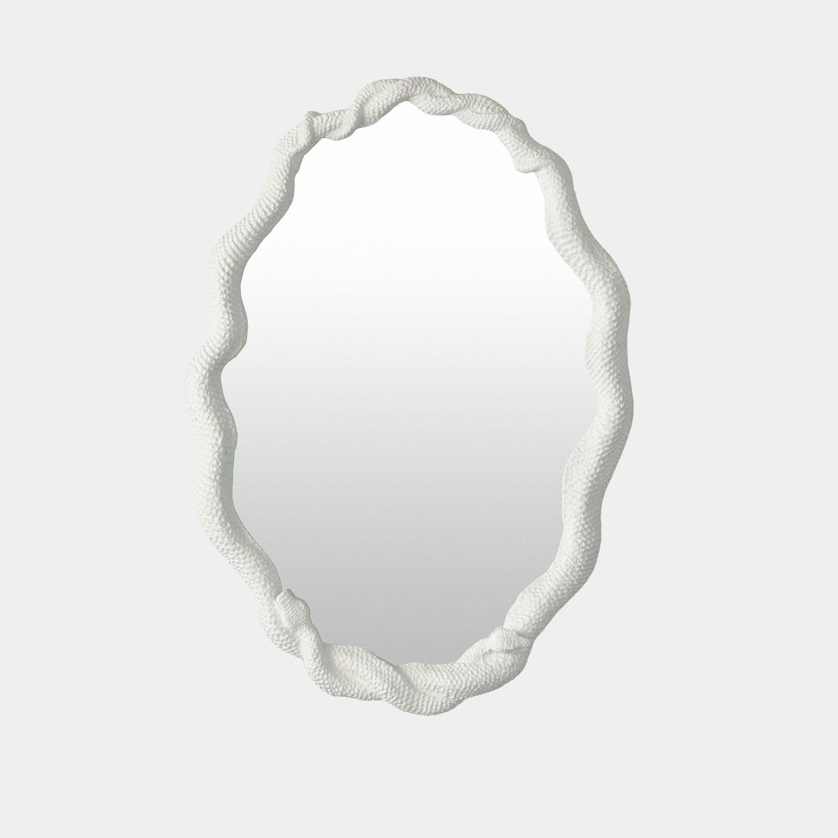 Global Views Entwined White Snake Mirror Clearance
