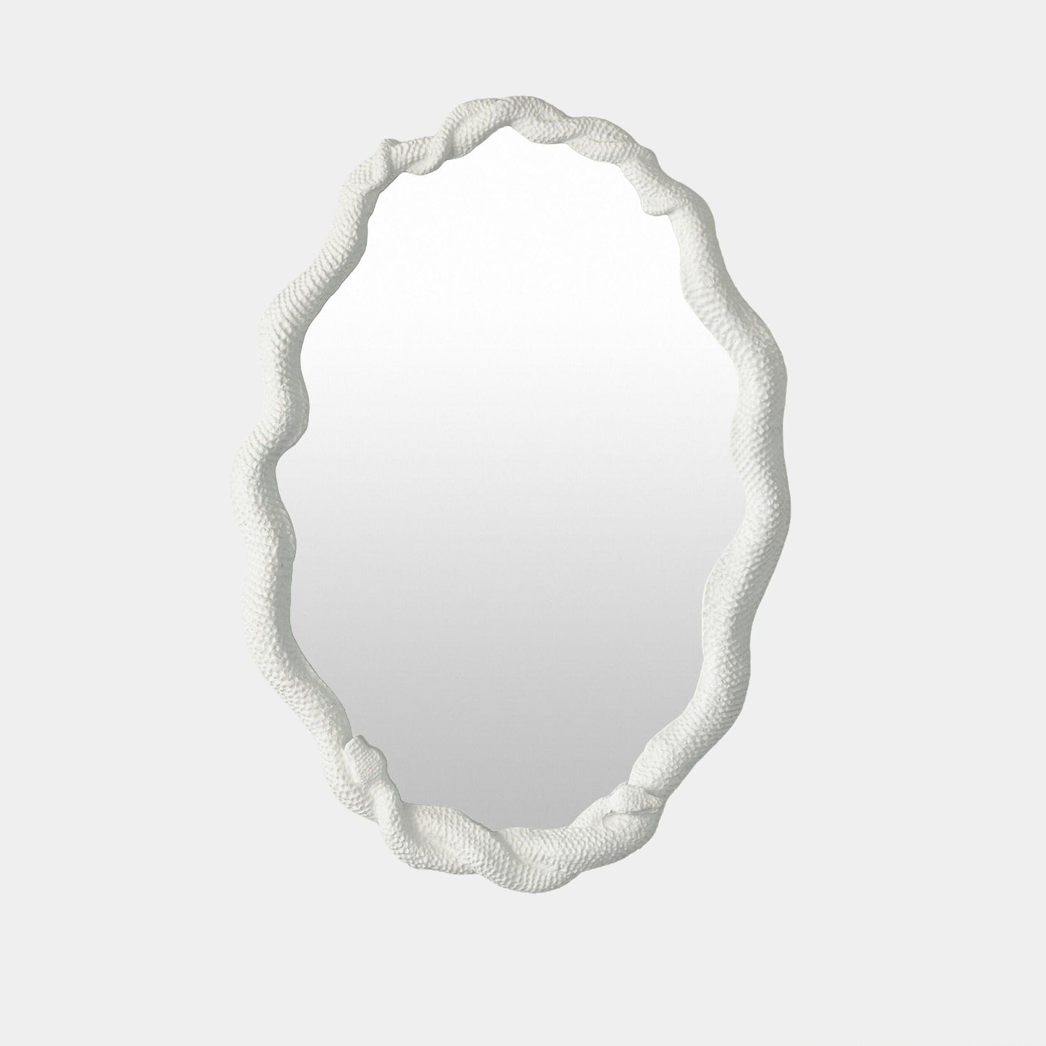 Global Views Entwined White Snake Mirror Clearance