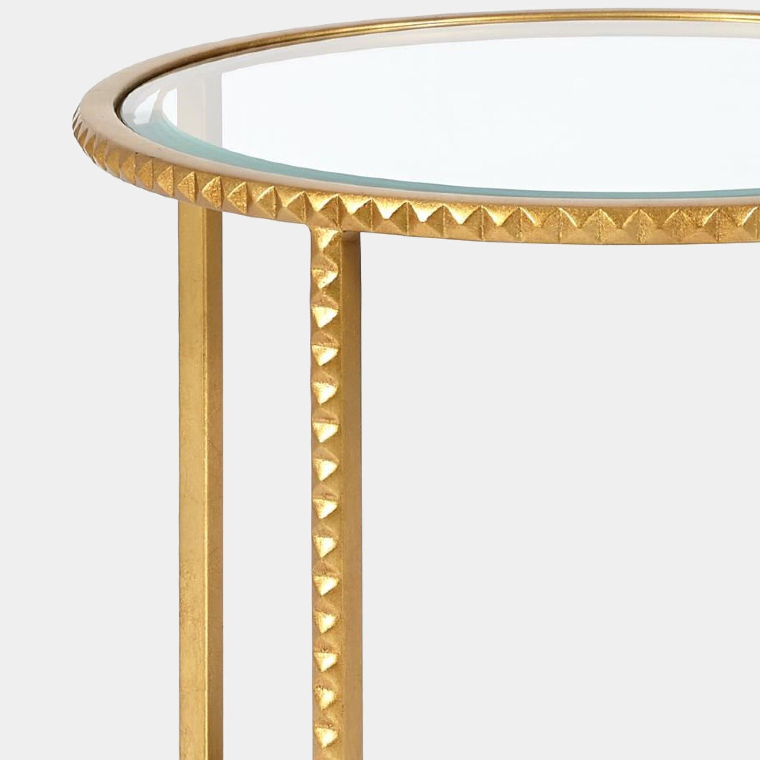 Global Views Stud End Table