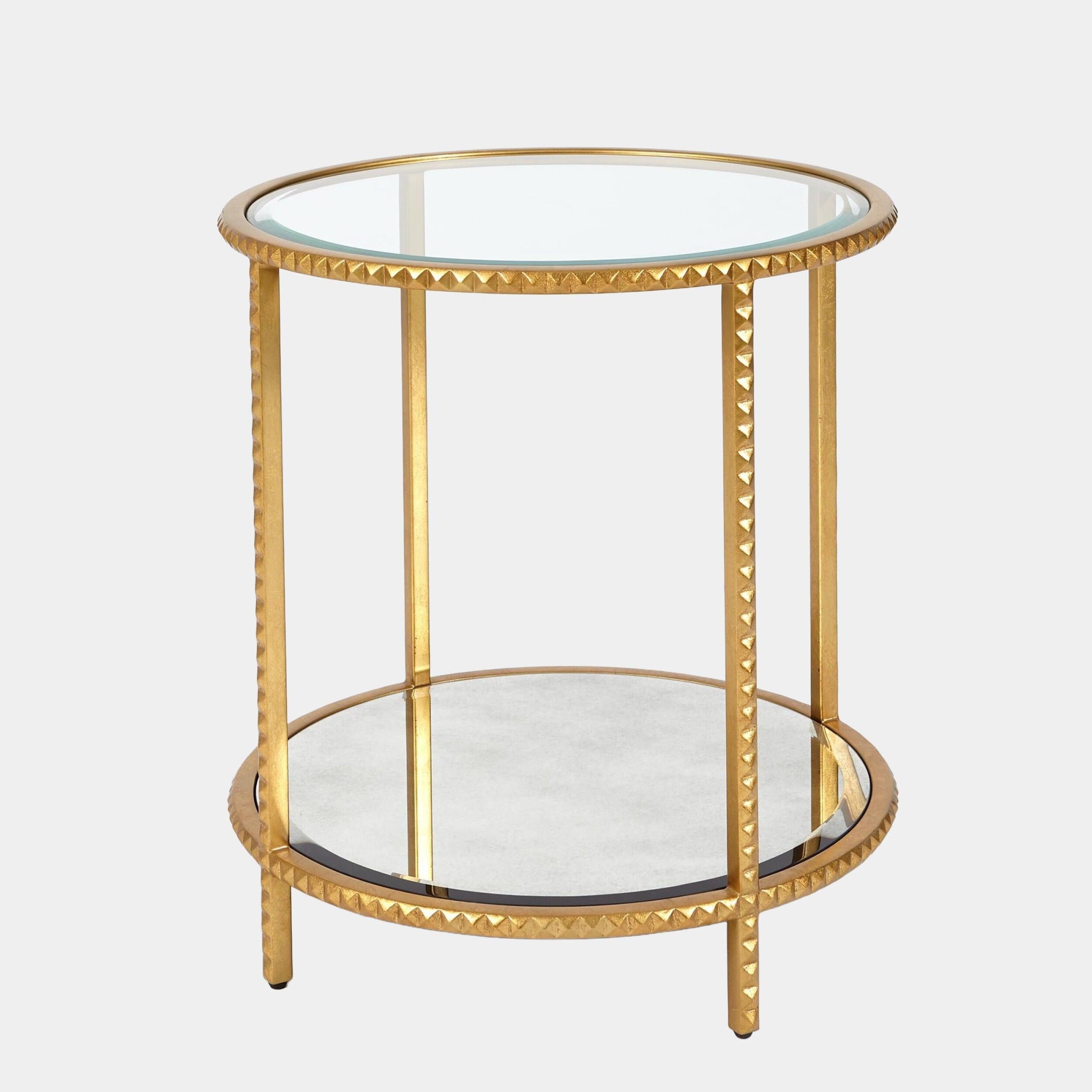 Global Views Stud End Table