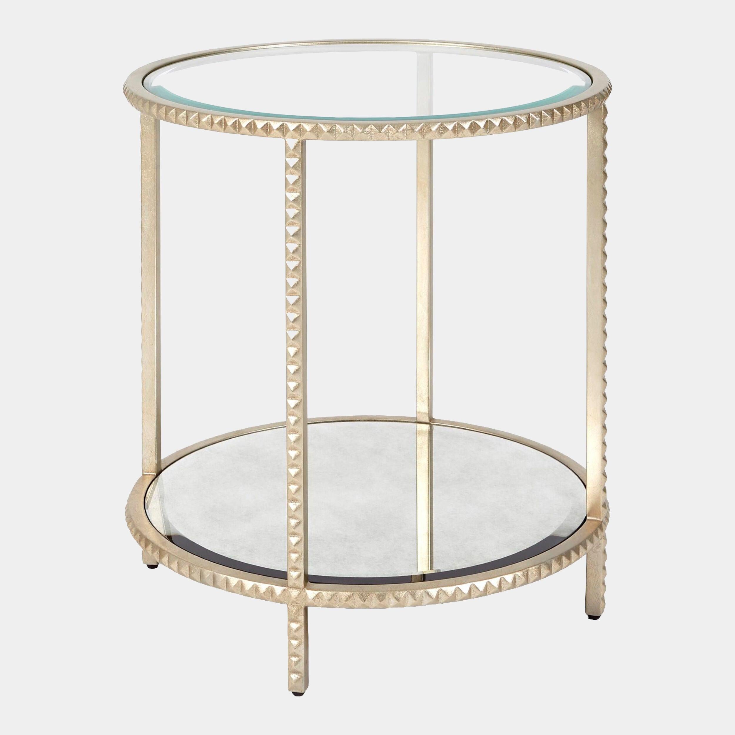 Global Views Stud End Table