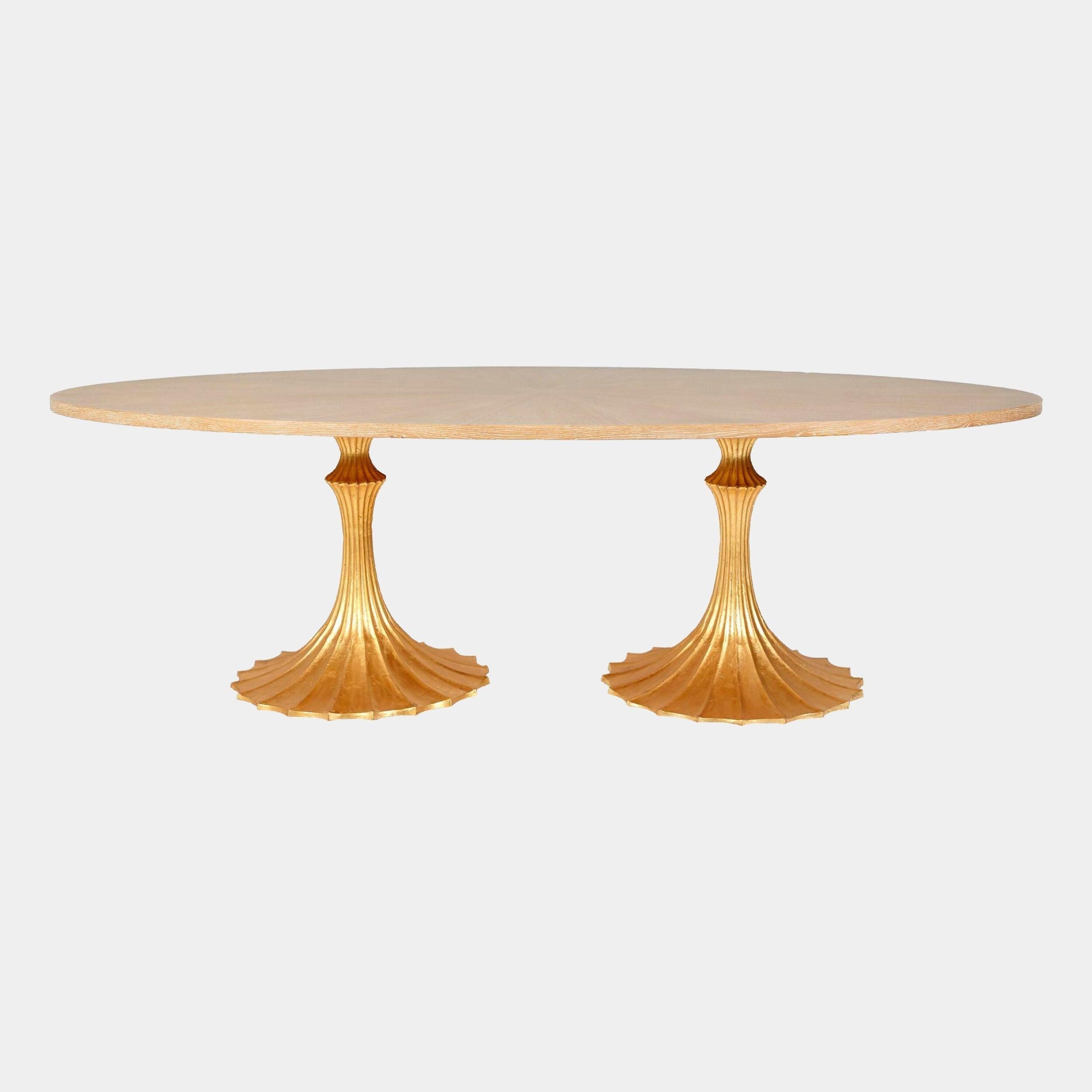 Global Views Landry Flute Table