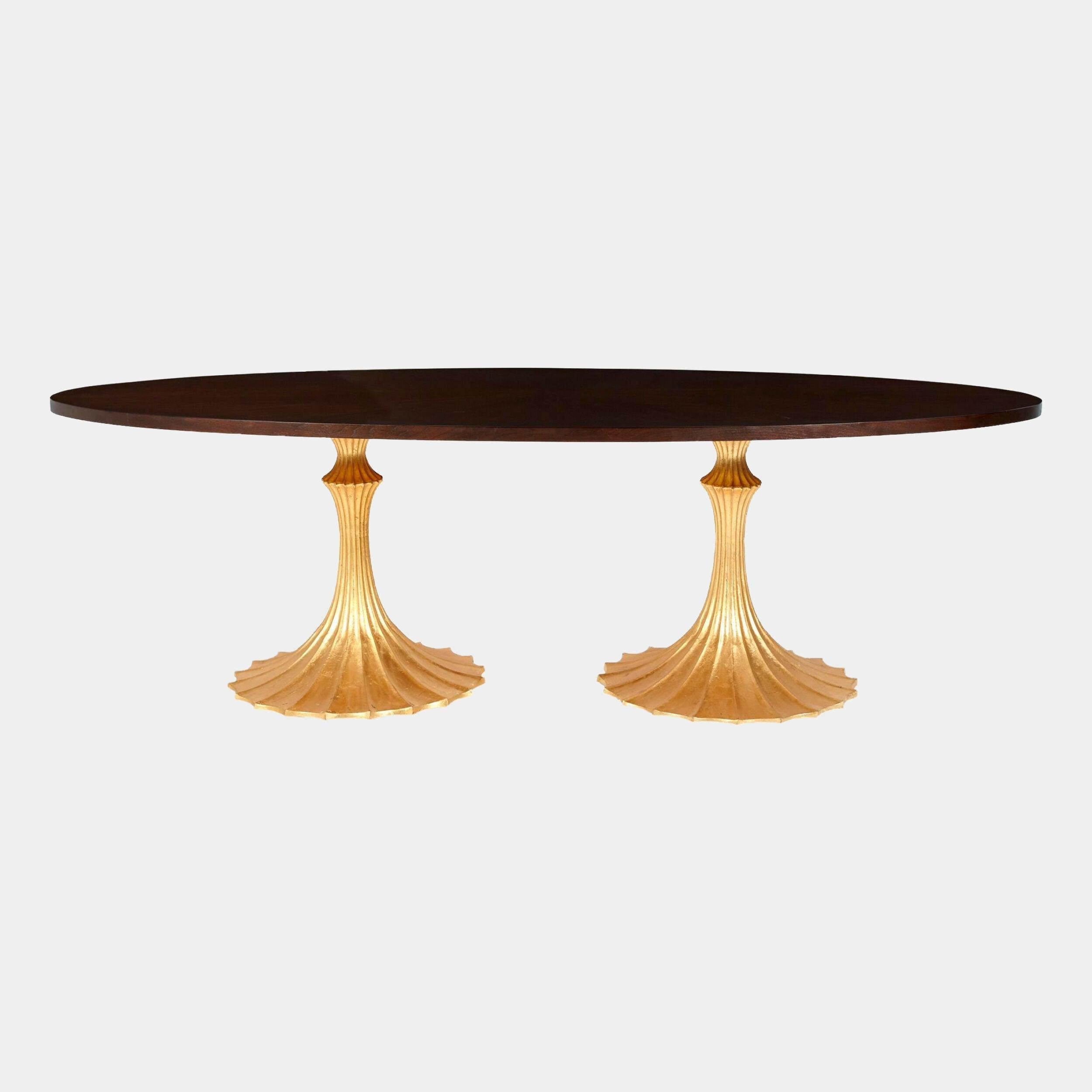 Global Views Landry Flute Table