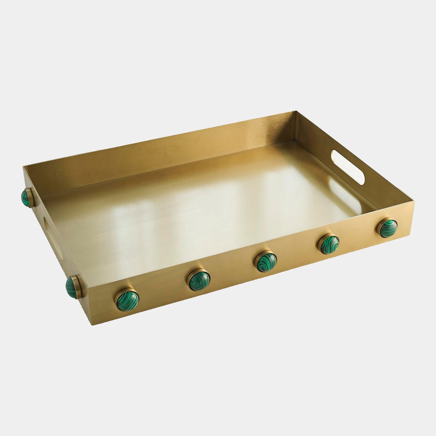 Global Views Pandora Malachite Tray