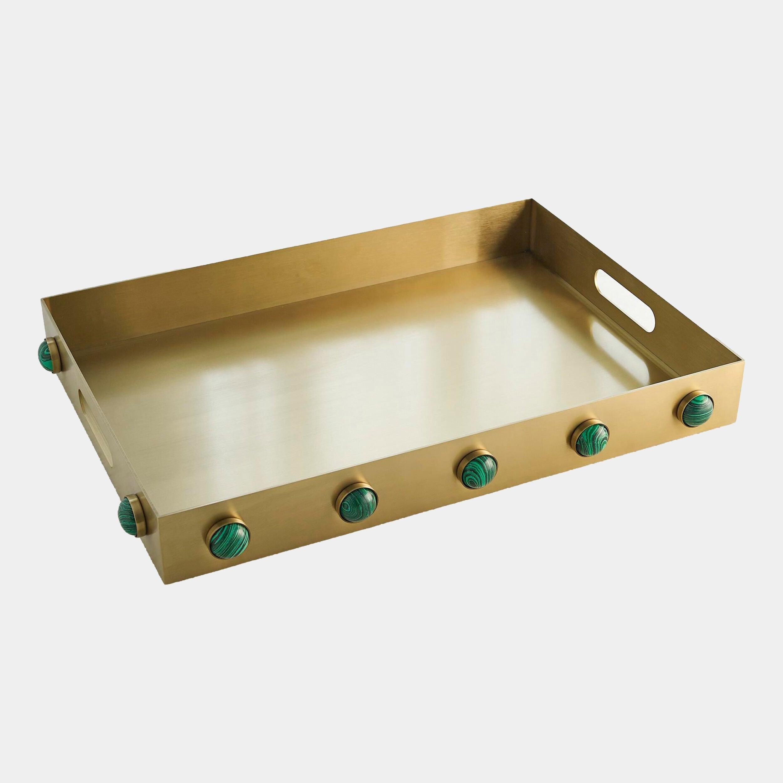 Global Views Pandora Malachite Tray