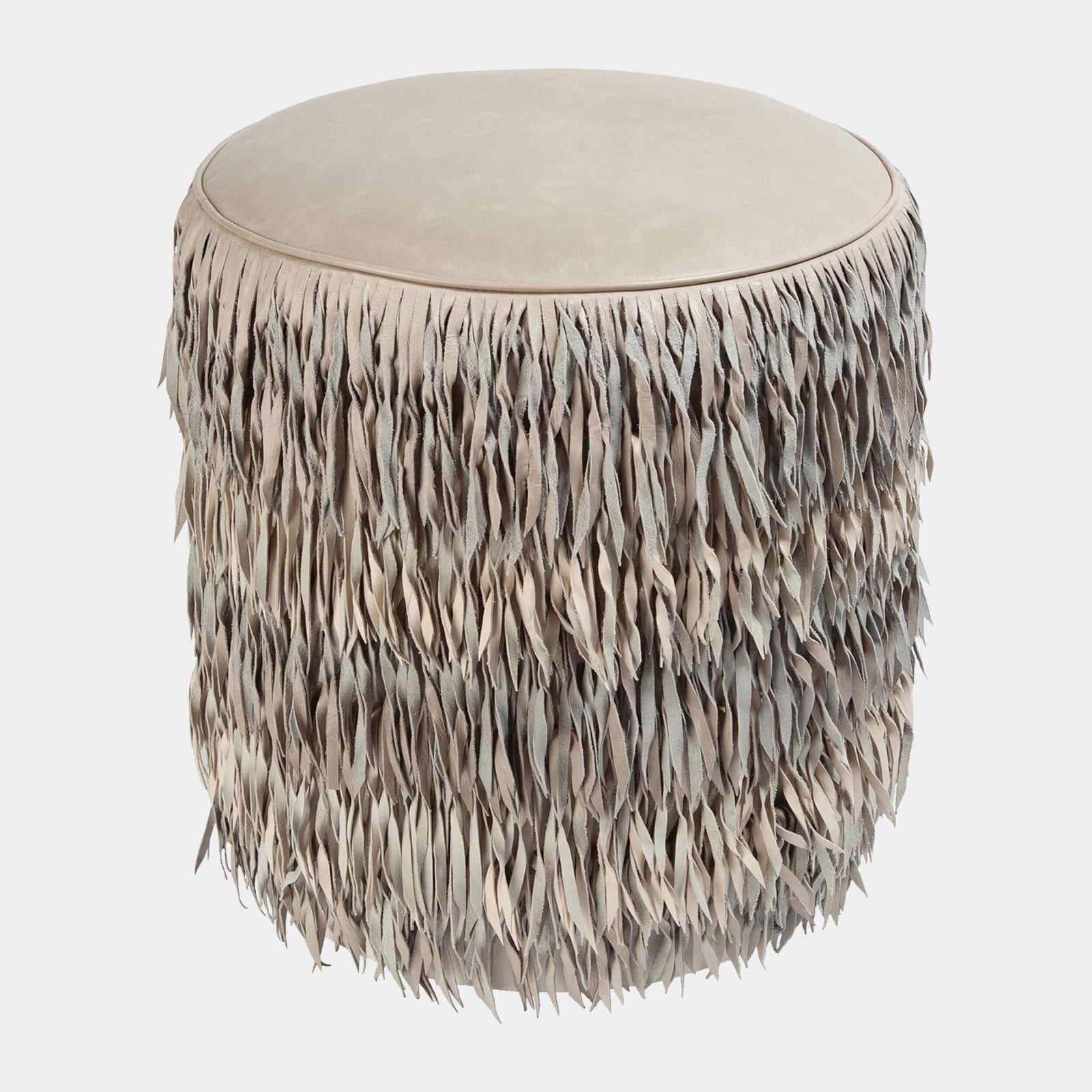 Global Views Thelma Fringe Ottoman
