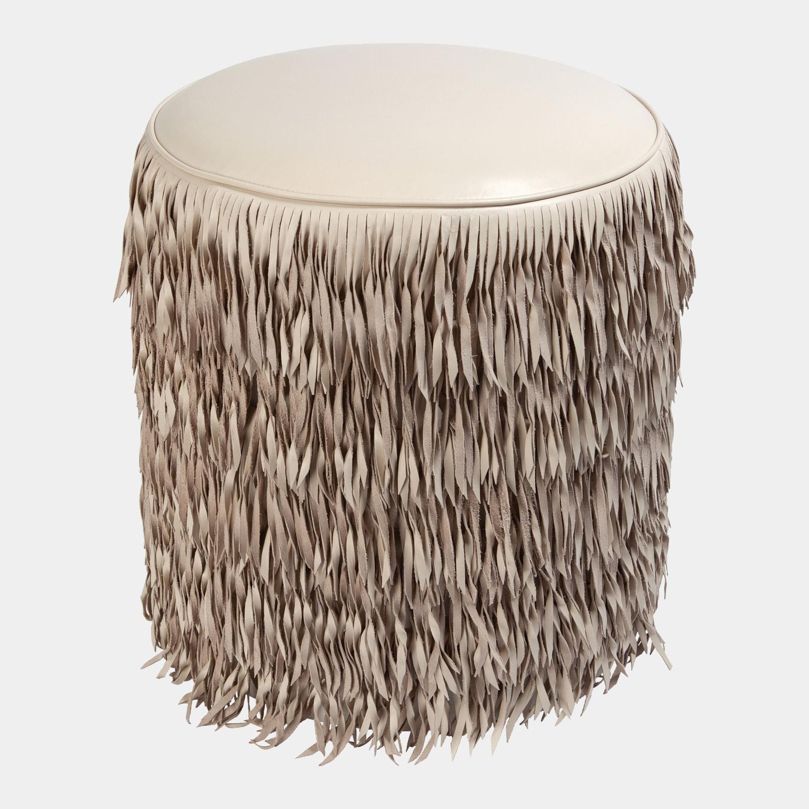 Global Views Thelma Fringe Ottoman