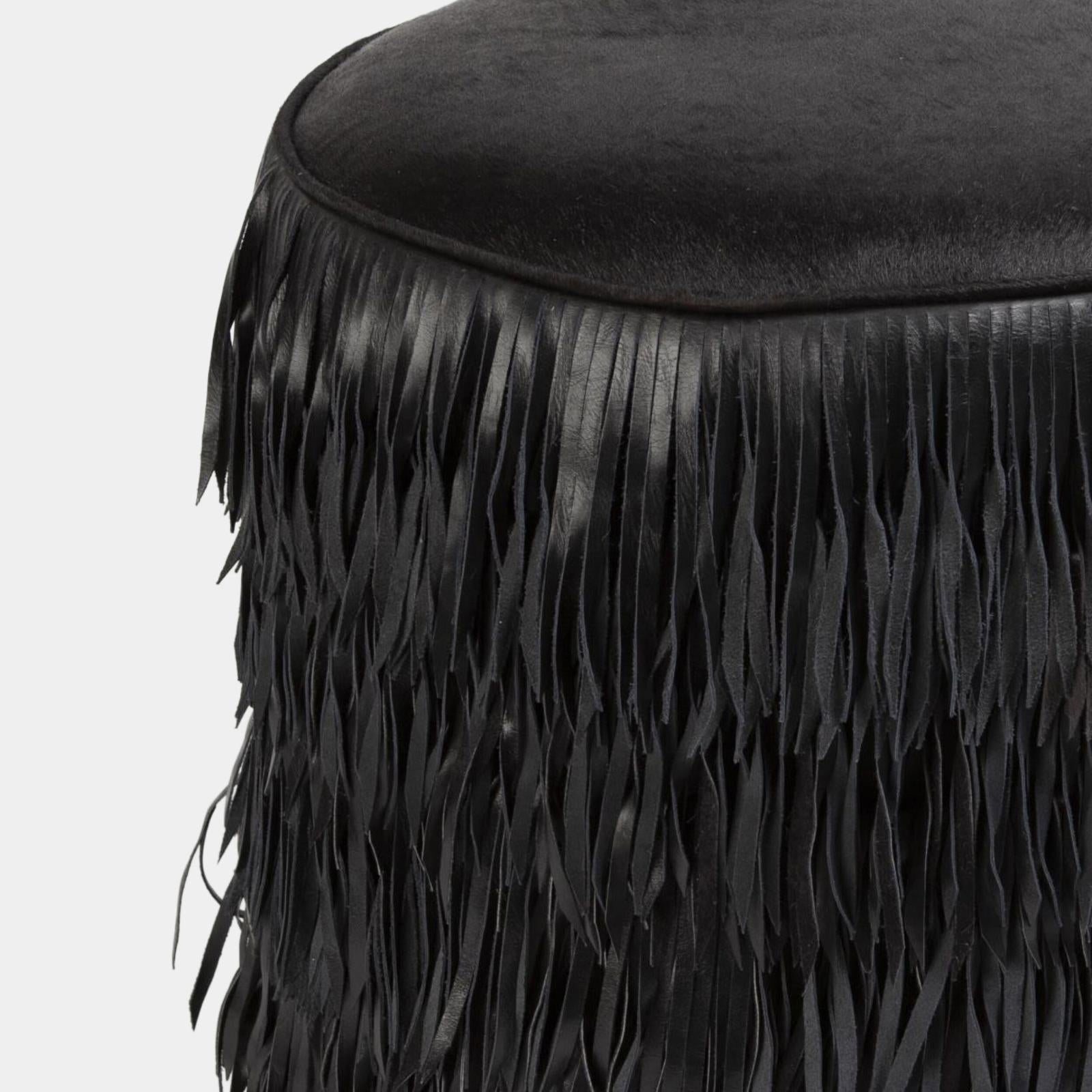 Global Views Thelma Fringe Ottoman