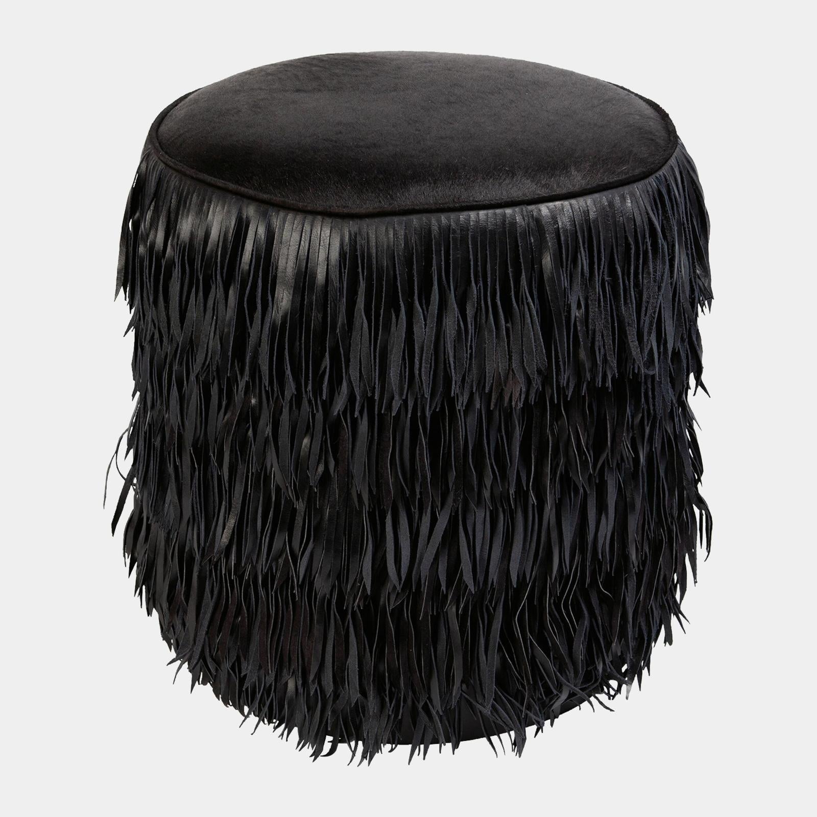 Global Views Thelma Fringe Ottoman