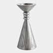 Global Views Leaf Nickel Candle Holder Clearance