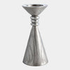 Global Views Leaf Nickel Candle Holder Clearance