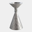 Global Views Leaf Nickel Candle Holder Clearance