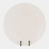 Global Views Rhytidome Matte White Texture Charger Clearance