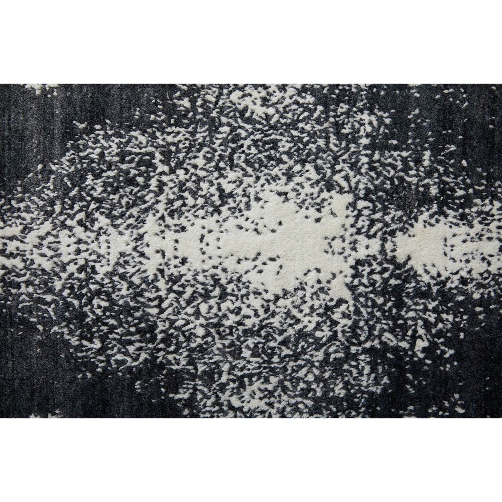 Feizy Coda 8930F Modern Abstract Rug in Black/White