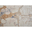 Feizy Laina 39G8F Transitional Abstract in Tan/Blue