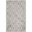 Feizy Lorrain 8919F Modern Geometric Rug in Ivory/Taupe