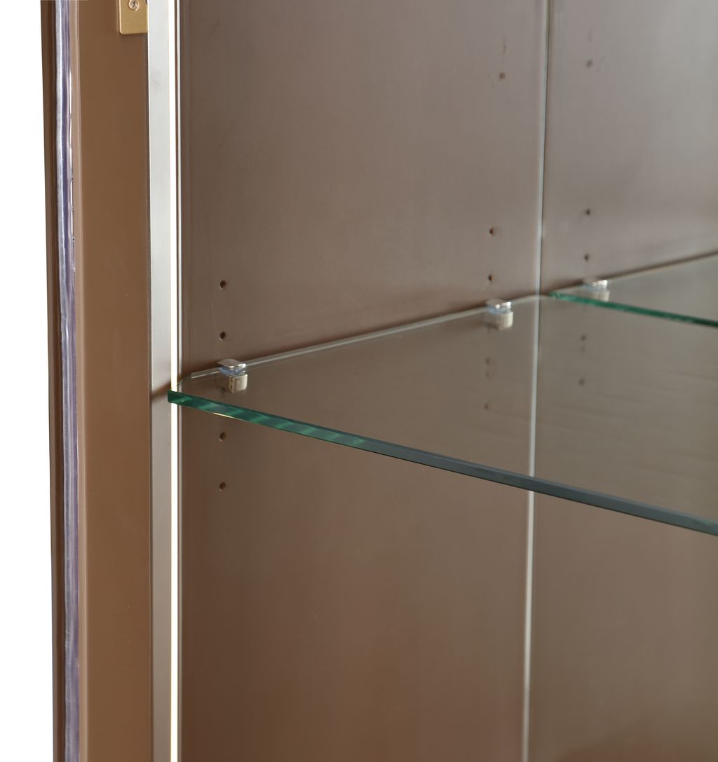 Michael Amini West Kensington Display Cabinet - Medium Espresso